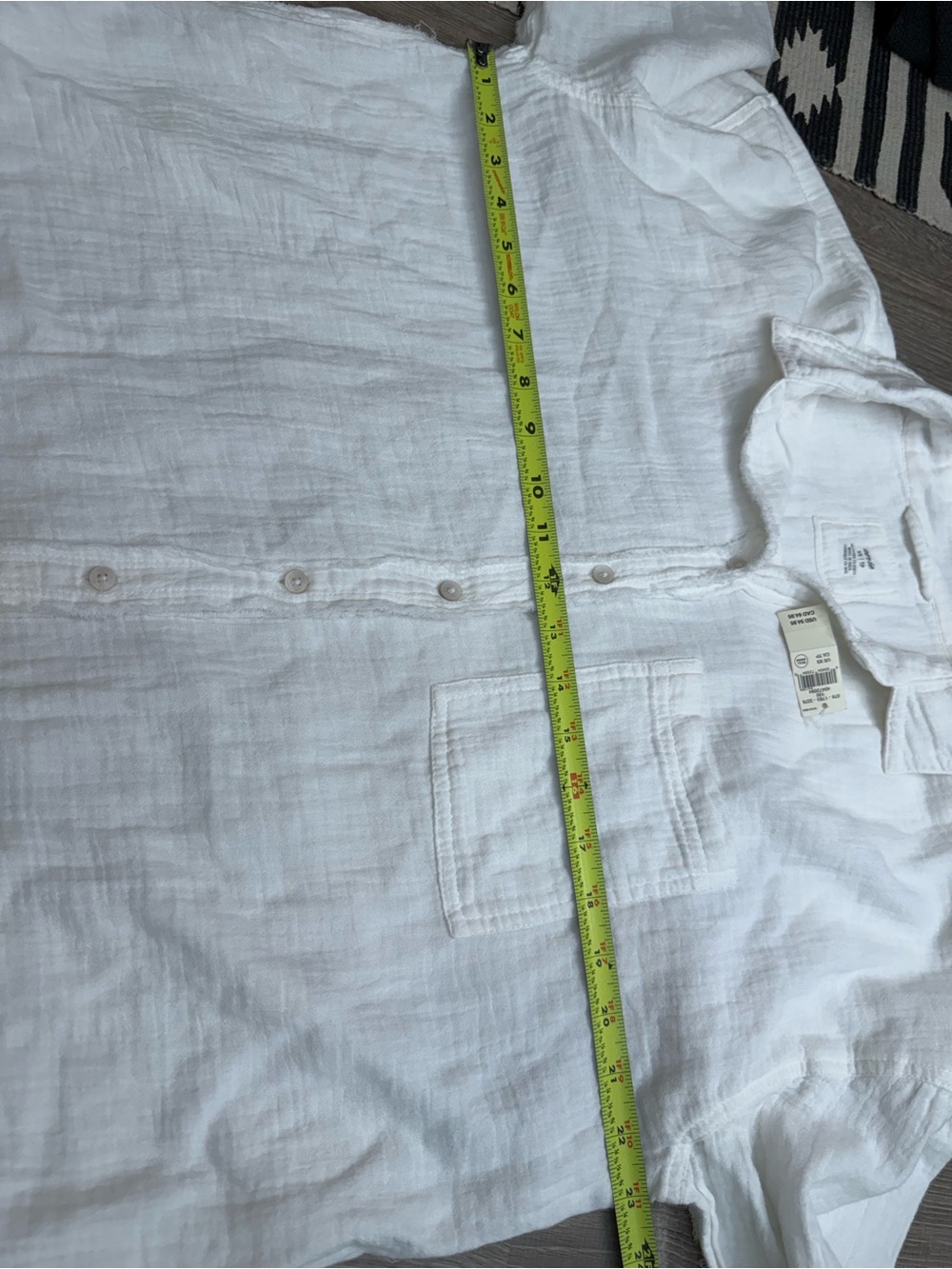 NWT Aerie Pool-to-Party Guaze Button Up Top Cover-up XS - Picture 6 of 8